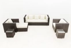 OUTFLEXX Loungemöbel-Set, Braun Marmoriert, Polyrattan, 6 Pers, Wasserfeste Kissenbox -Gartenmöbel Geschäft 9 16063 BOX A.jpg