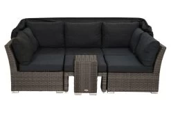 Ploß Rocking Loungeset, Grau/braun-meliert, Polyrattan, 5-6 Personen, Inkl. Sonnendach -Gartenmöbel Geschäft 9 18220.jpg