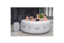 BESTWAY Lay-Z-Spa Paris AirJet Whirlpool, Weiß, Vinyl/Kunstleder, Ø196x66cm -Gartenmöbel Geschäft 9 19182.jpg
