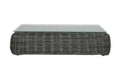 OUTFLEXX Loungemöbel, Two Tone Grey, Polyrattan, 4 Personen, Inkl. Tisch 70 X 130 Cm Und Polster In Grau -Gartenmöbel Geschäft 9 20906.jpg