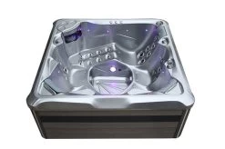 Outtech Steel Art Taurus Whirlpool, Grau/schwarz, 214x214x93 Cm / 1000L, 6 Pers., LED Corner Light, LCD Balboa Anzeige, WIFI READY -Gartenmöbel Geschäft 9 21289.jpg